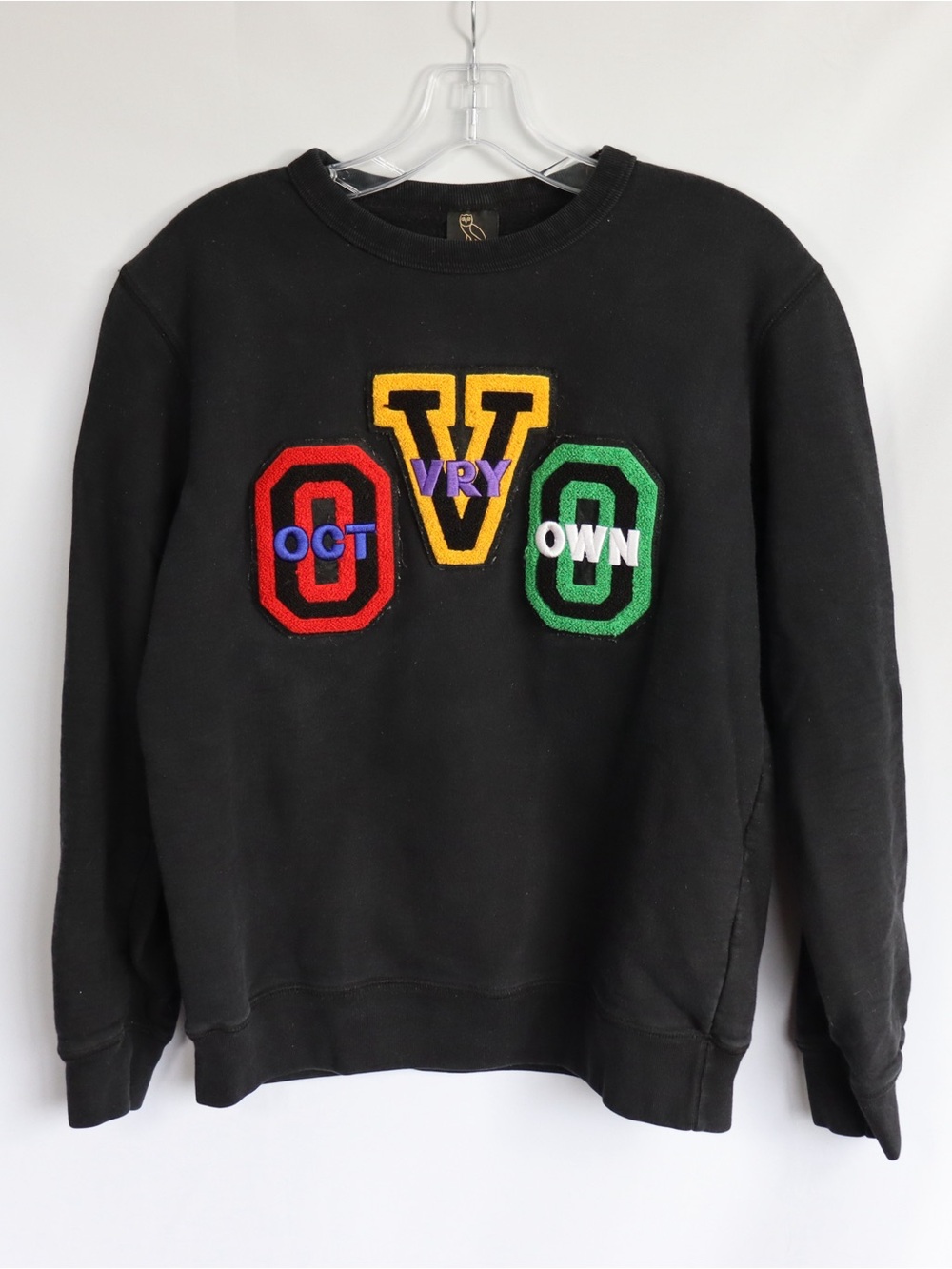 OVO October’s Very Own Logo Crewneck Sweater Black Men’s Small - Picture 2 of 9